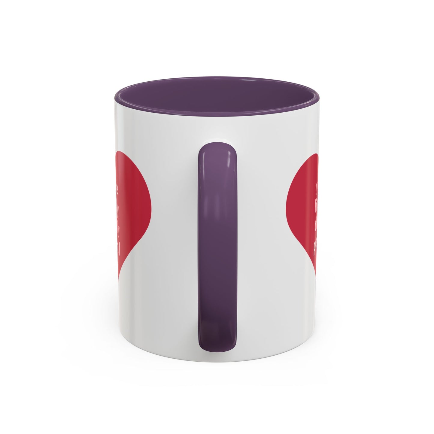 The Only Person I like - Coffee Mug — 'You Are Literally The Only Person I Like' Red Heart Accent Mug
