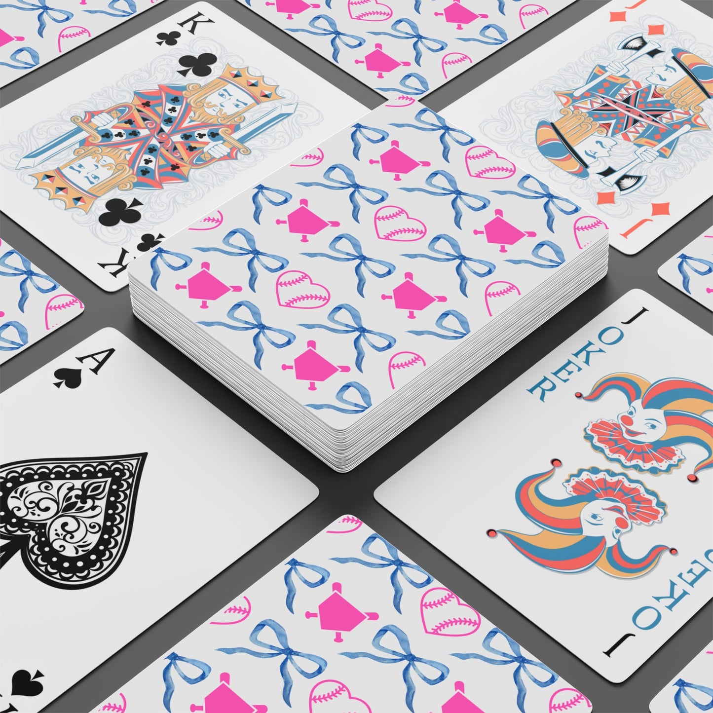 Diamond Deal Softball Playing Cards— Decorative Deck for Game Night