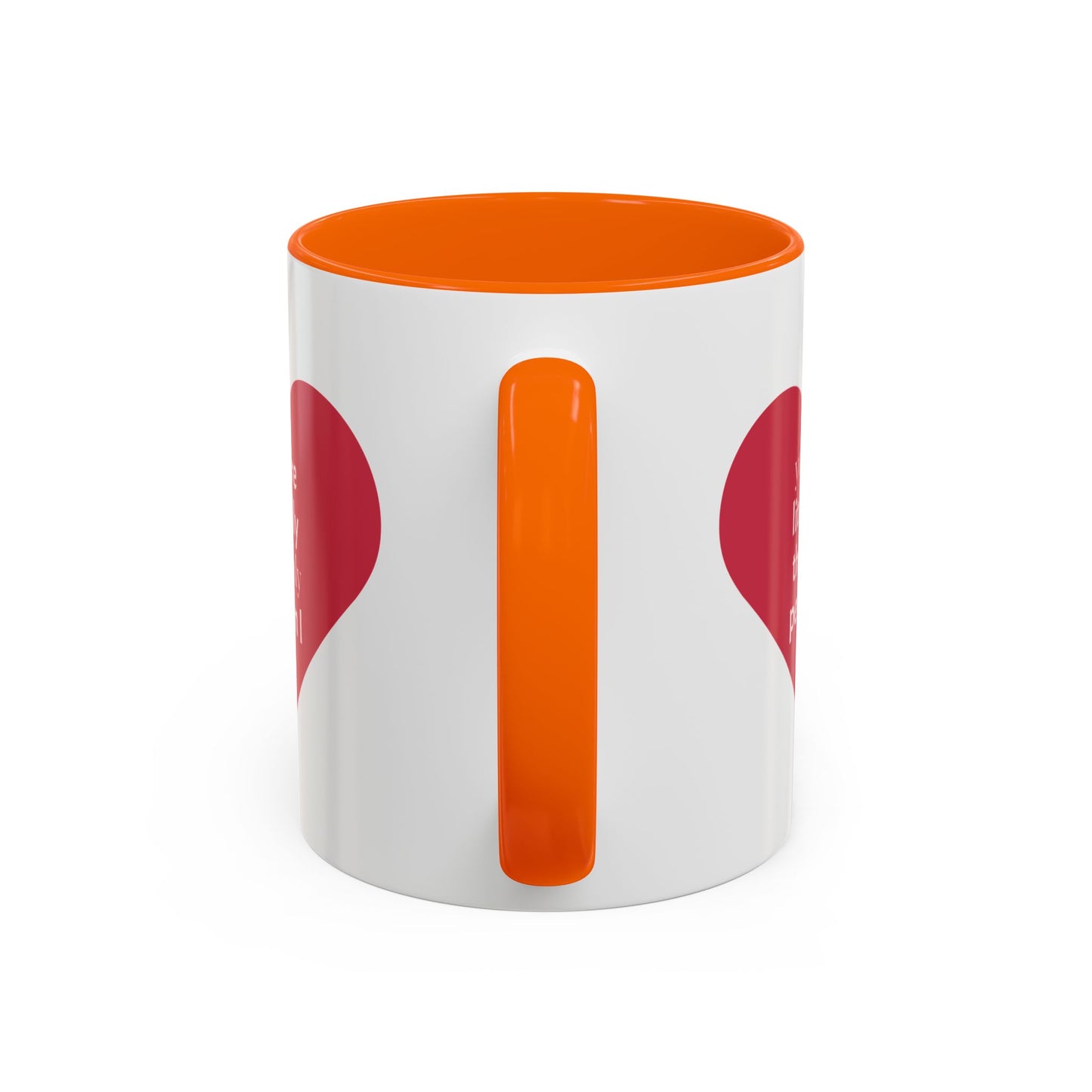 The Only Person I like - Coffee Mug — 'You Are Literally The Only Person I Like' Red Heart Accent Mug