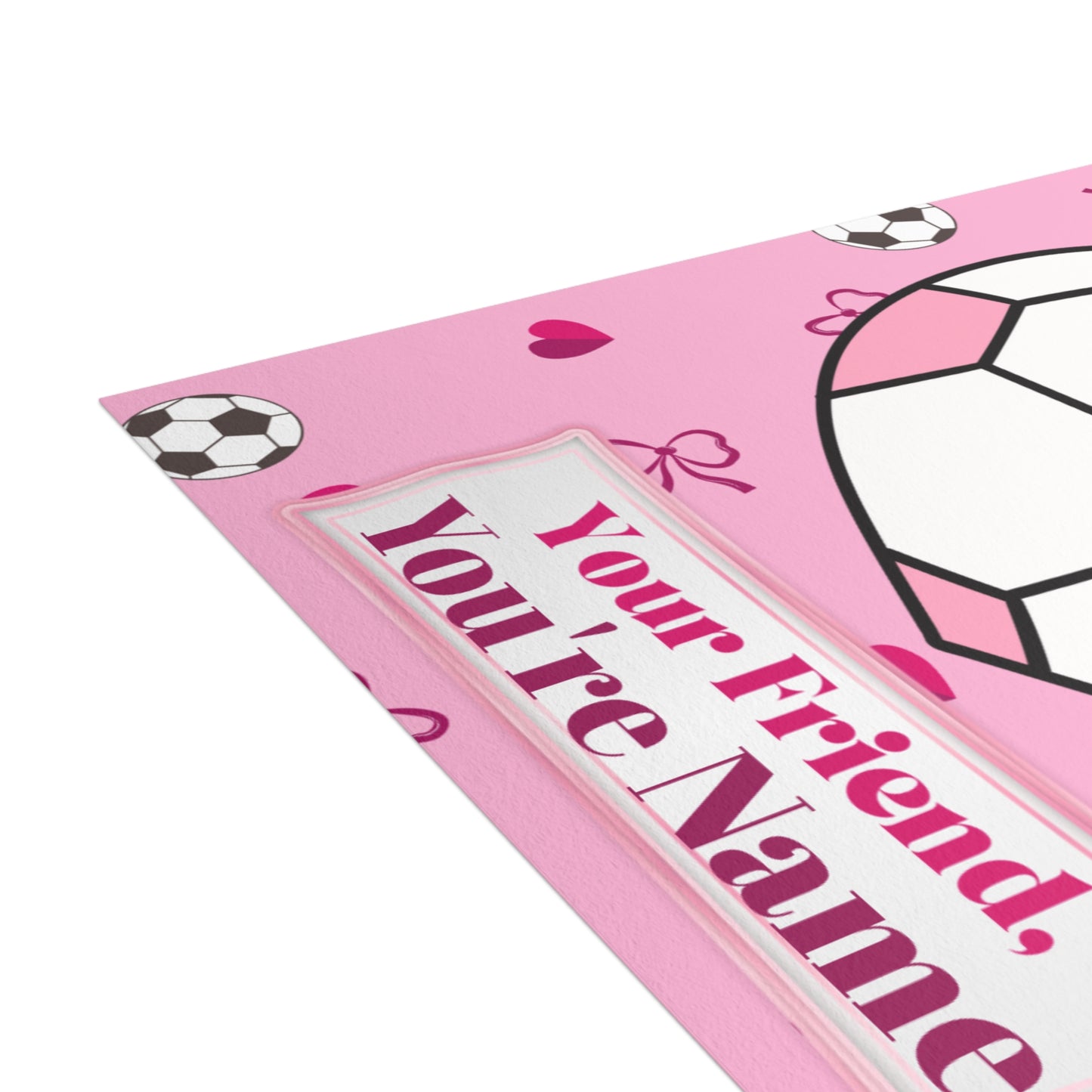 MVP Friend Soccer Valentines | Valentines Day Cards for Kids | Soccer Team Valentines with Envelopes