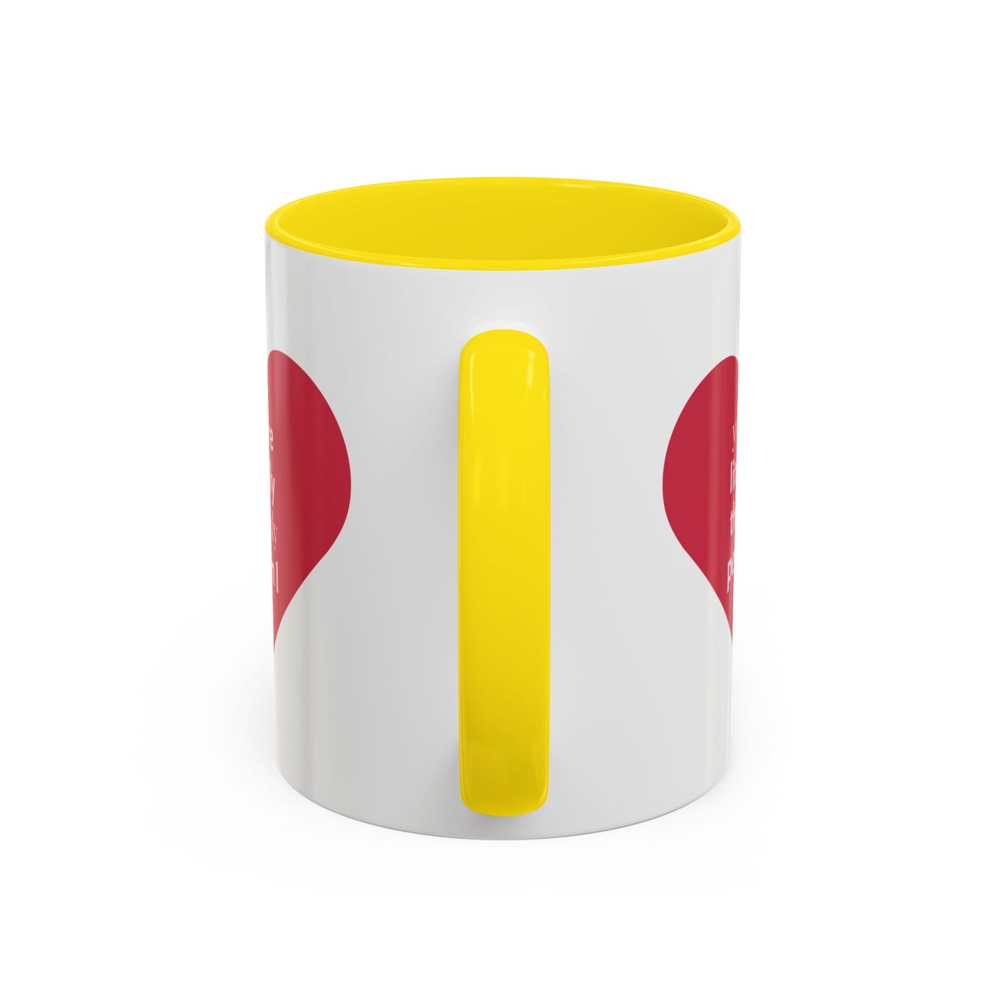 The Only Person I like - Coffee Mug — 'You Are Literally The Only Person I Like' Red Heart Accent Mug