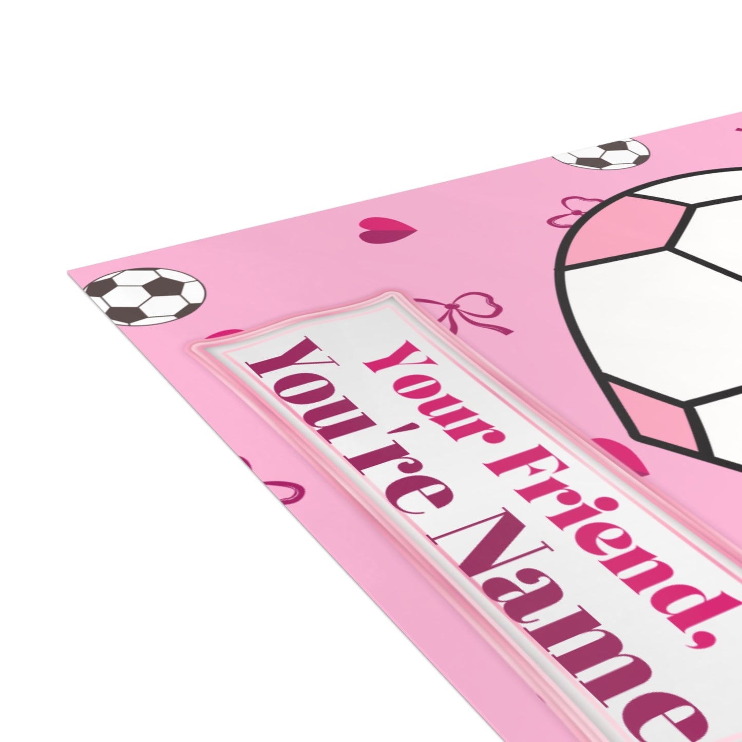 MVP Friend Soccer Valentines | Valentines Day Cards for Kids | Soccer Team Valentines with Envelopes