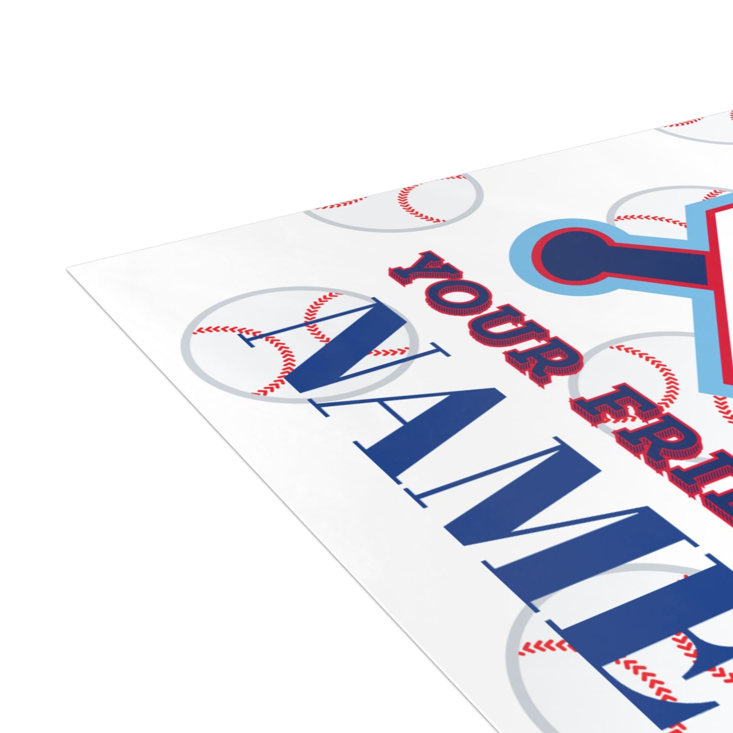 Personalized Homerun Valentines Day Cards
