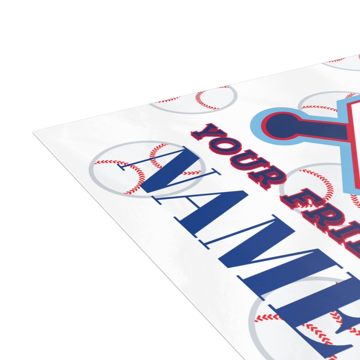 Personalized Homerun Valentines Day Cards